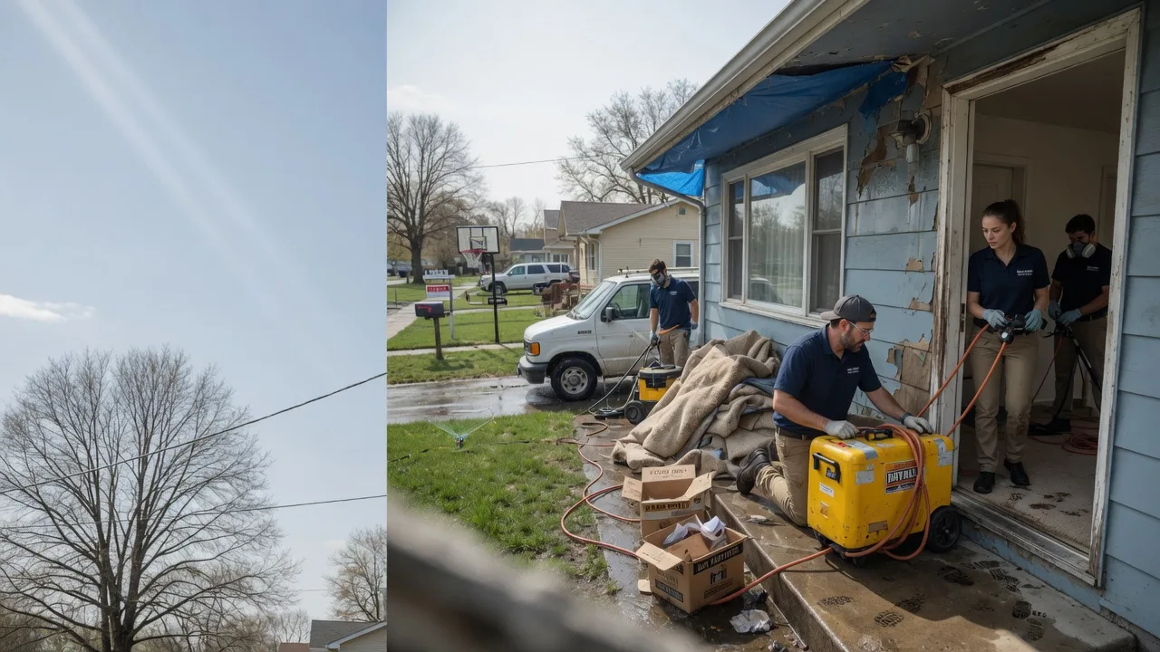Basement Flood Cleanup in Byars, OK near me